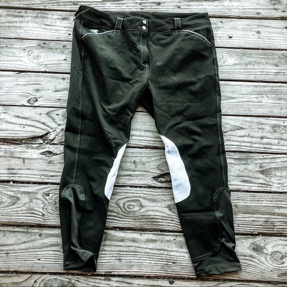 SmartPak Piper Breeches Black & Spearmint